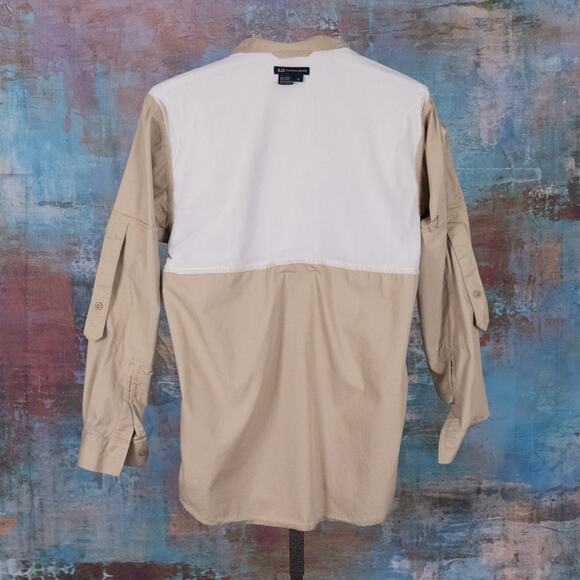 5.11 Tactical Long Sleeve Button Down Shirt 100% Cotton Cavas Men's Size MEDIUM - Picture 7 of 8
